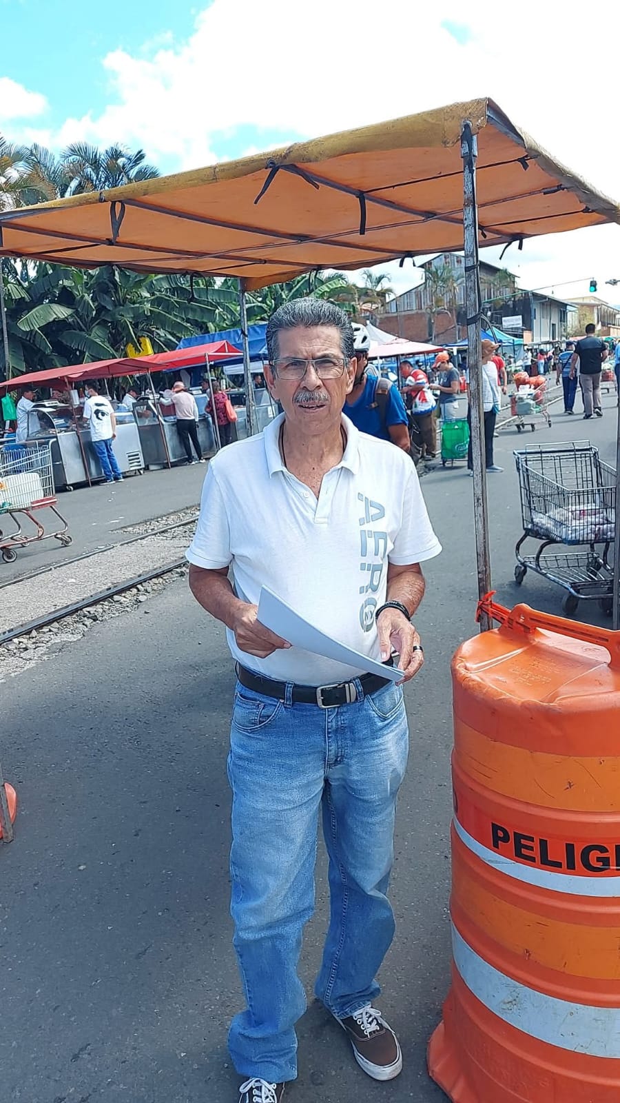 Trabajo de campo con feriantes