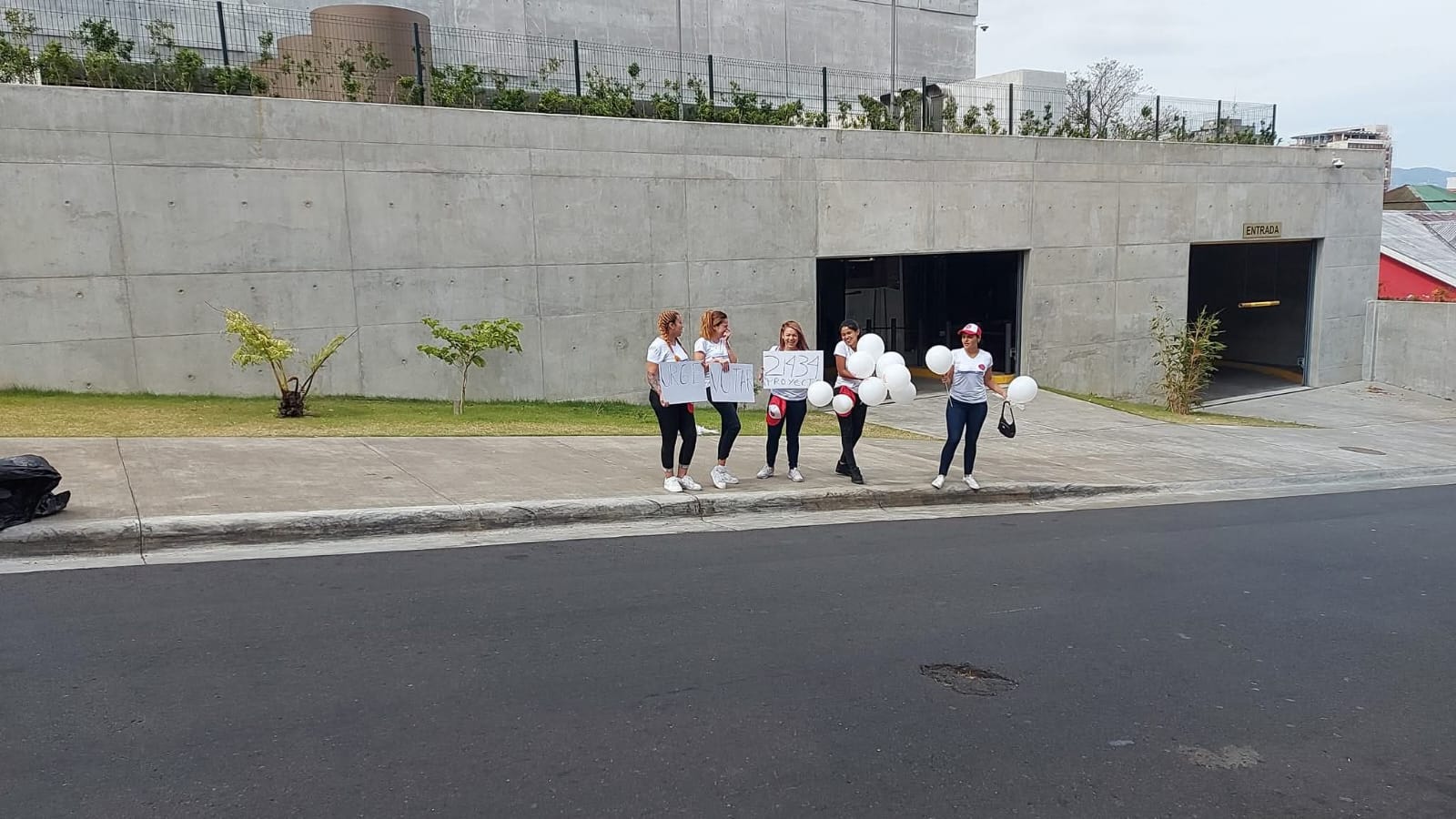 Manifestación pacífica por los trabajadores independientes